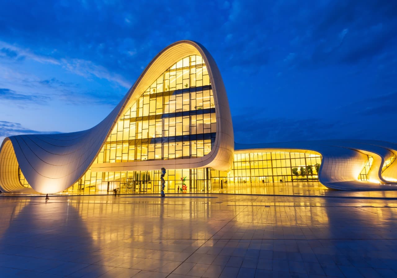 Baku Night Tour – Panoramic Evening City Tour and Illuminated Landmarks