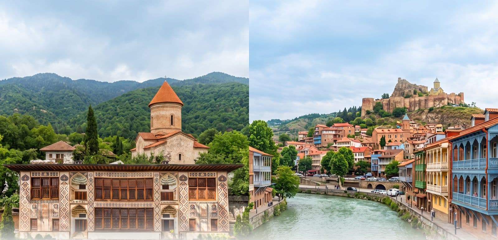 Private Baku to Tbilisi Transfer with Sheki Tour