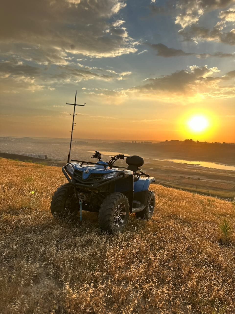 ATV Quad Bike Off-Road Experience in Baku near Khojasan Lake